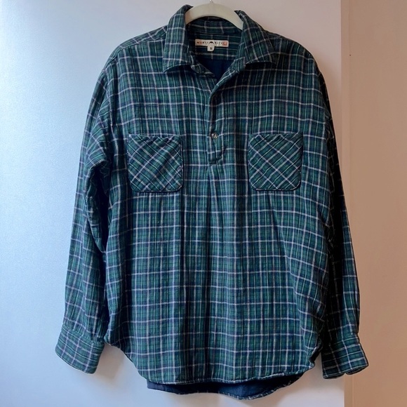 45rpm North Marine Drive plaid button-down - Picture 3 of 17